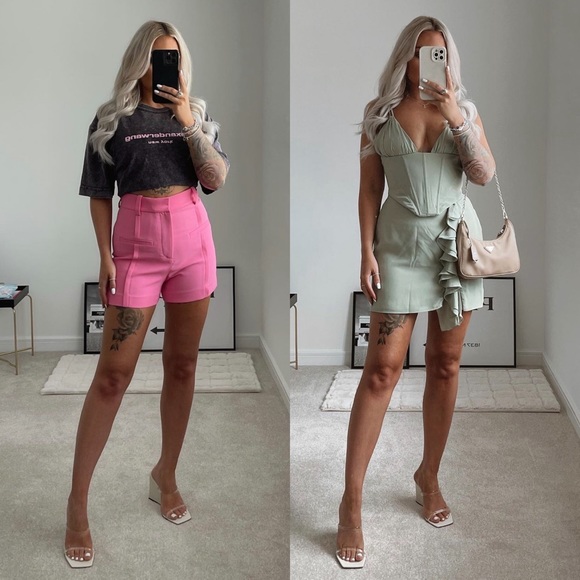 Zara Off White Vinyl Wedge Sandals - Picture 12 of 17